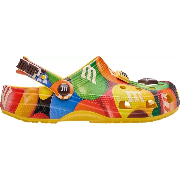 Crocs Unisex M&M\'s Classic Clog Yellow/Multico lor Men\'s Size 12 - (211684-75Z) main image 5